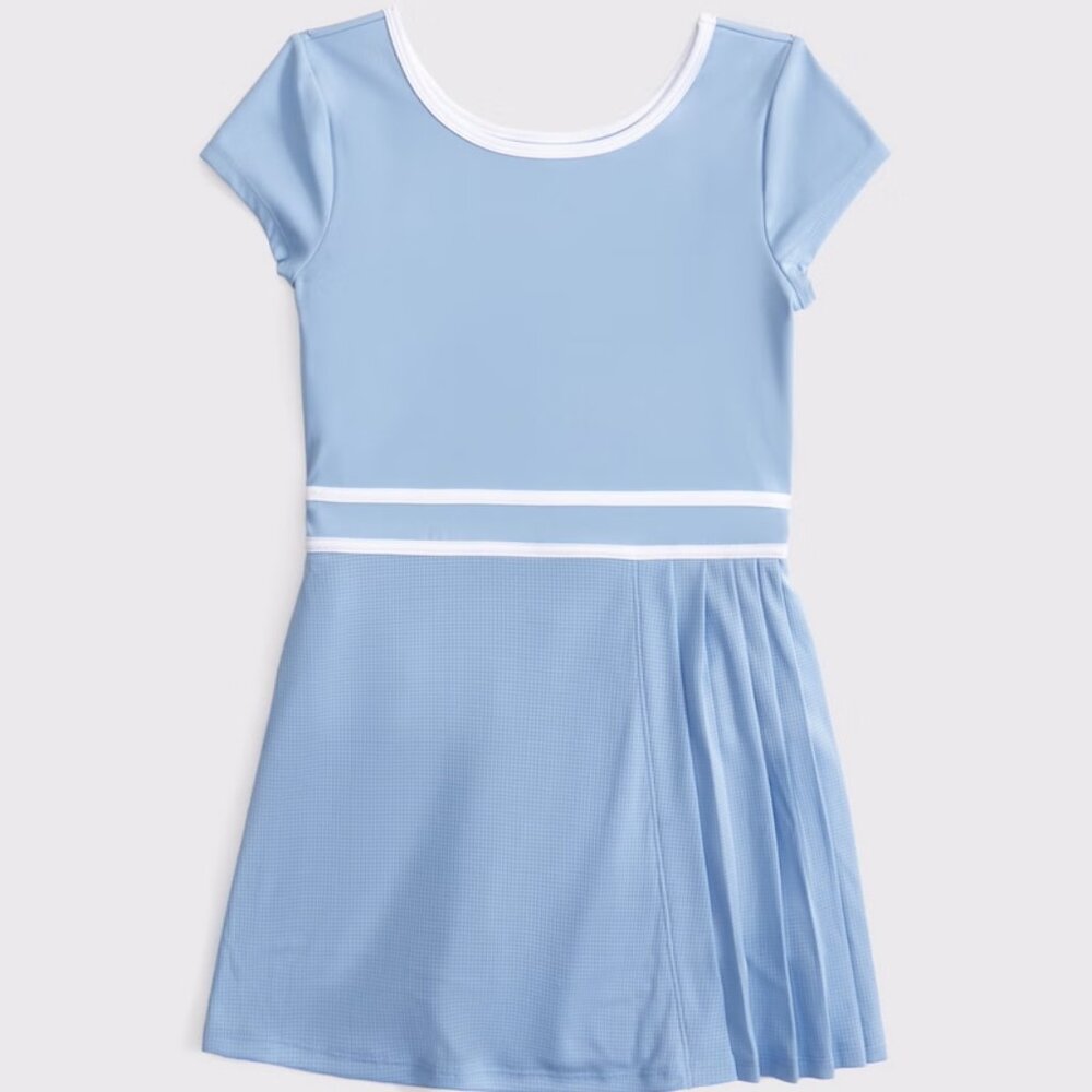 Like New Abercrombie Girls ypb short-sleeve pleated mini dress Sz 15/16 - Picture 1 of 4